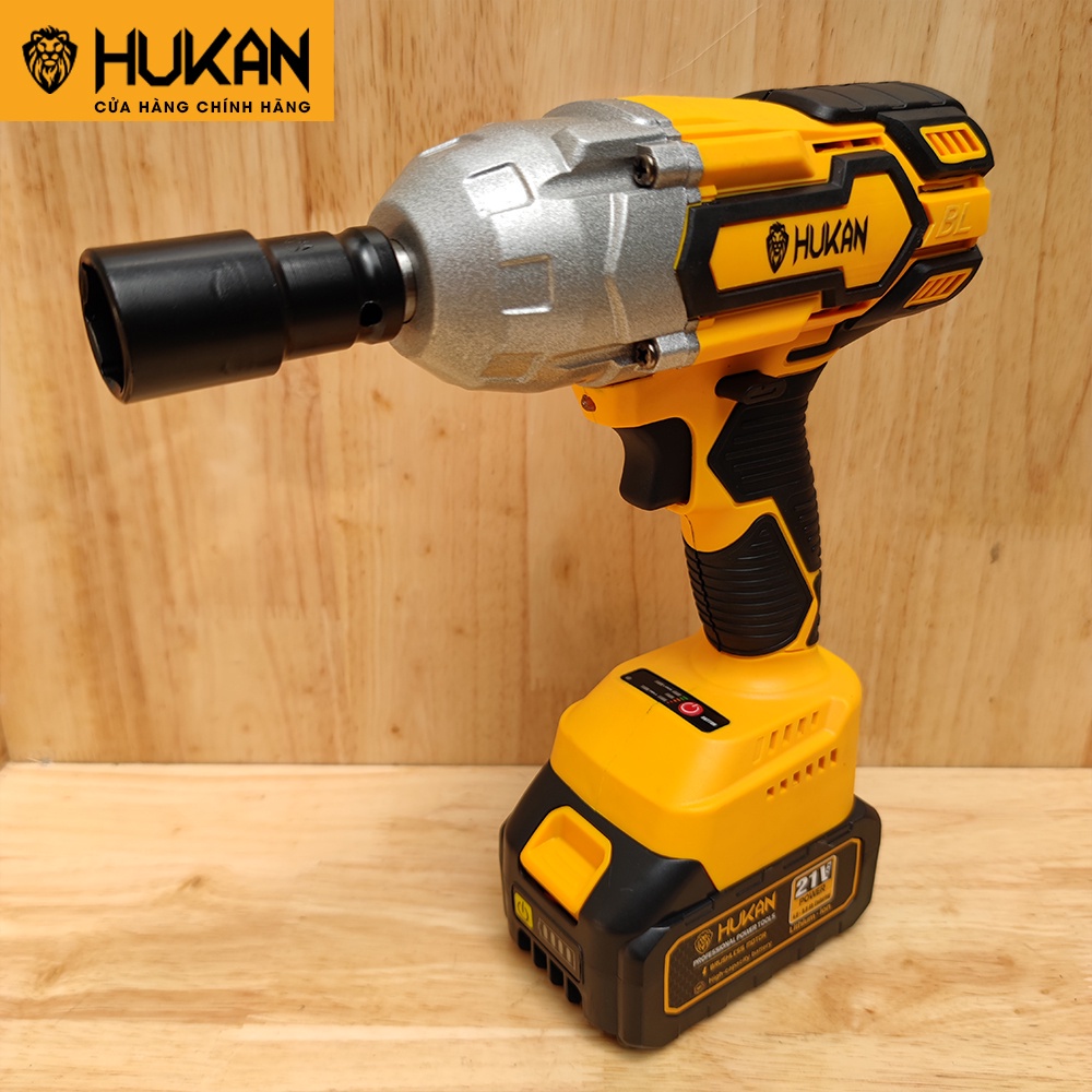 Máy siết bulong HUKAN K200 - Có chỉnh lực - Lực Siết 600Nm