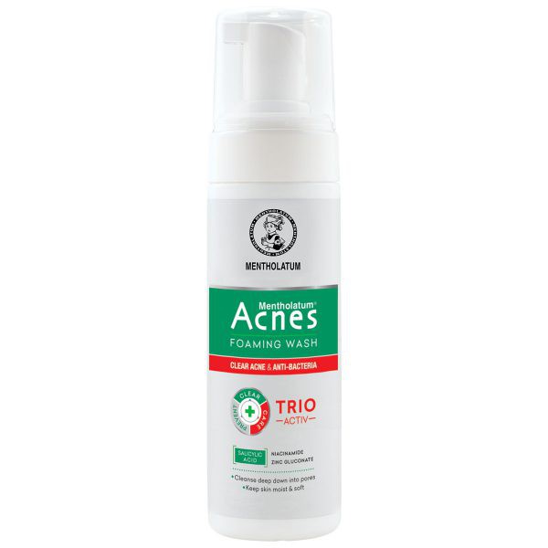 Sữa rửa mặt Acnes Foaming Wash Trio – Dung dịch tạo bọt ngăn ngừa mụn cho da dầu