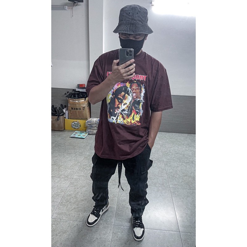 [ SALE SẬP SÀN ] Legend rapper vintage tee, full tag mạc và túi zip