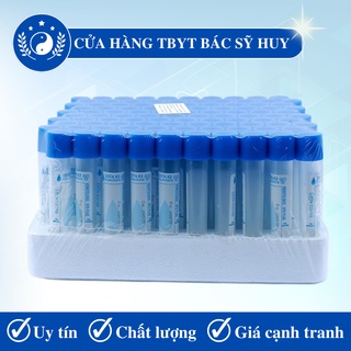Ống nghiệm kháng đông EDTA HTM dùng trong xét nghiệm y khoa hộp 100 cái