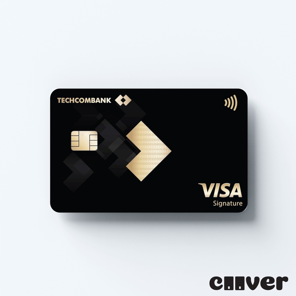 BLACK CARD - Miếng dán thẻ 1 mặt trước FREESHIP – Miếng dán thẻ ngân hàng/thẻ ATM, thẻ chung cư, thẻ thang máy, gửi xe,.