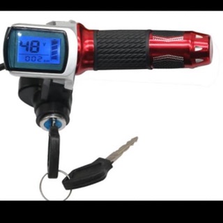 Tay ga xe điện có khoá báo von báo pin báo km