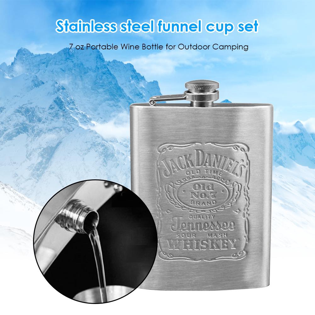 Bình đựng rượu mini 6oz / 7oz bằng thép không gỉ