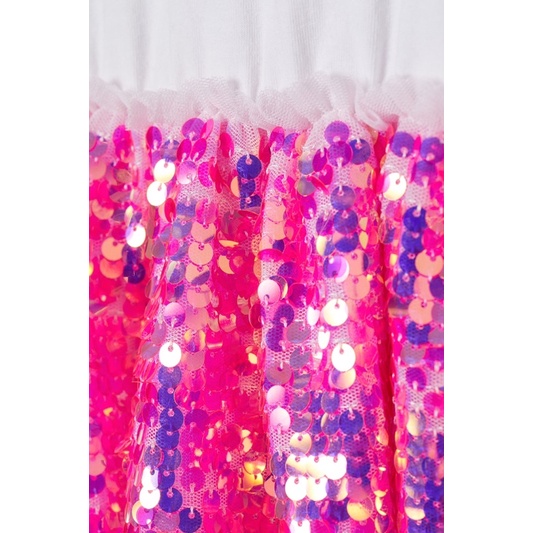 Váy Tutu Bé Gái Kỳ Lân Sequin Hồng HaM
