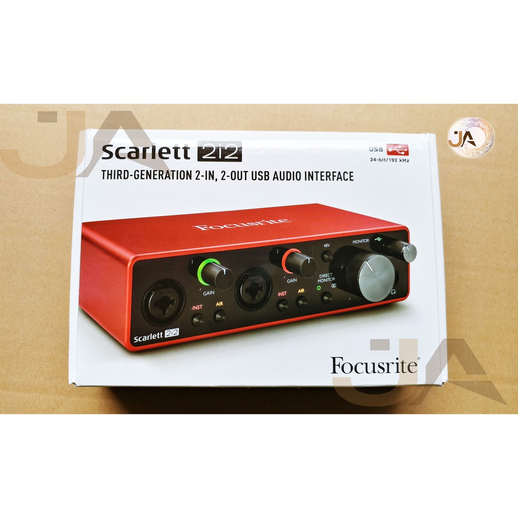 Sound card thu âm Focusrite Scarlett 2i2 (3rd Gen)