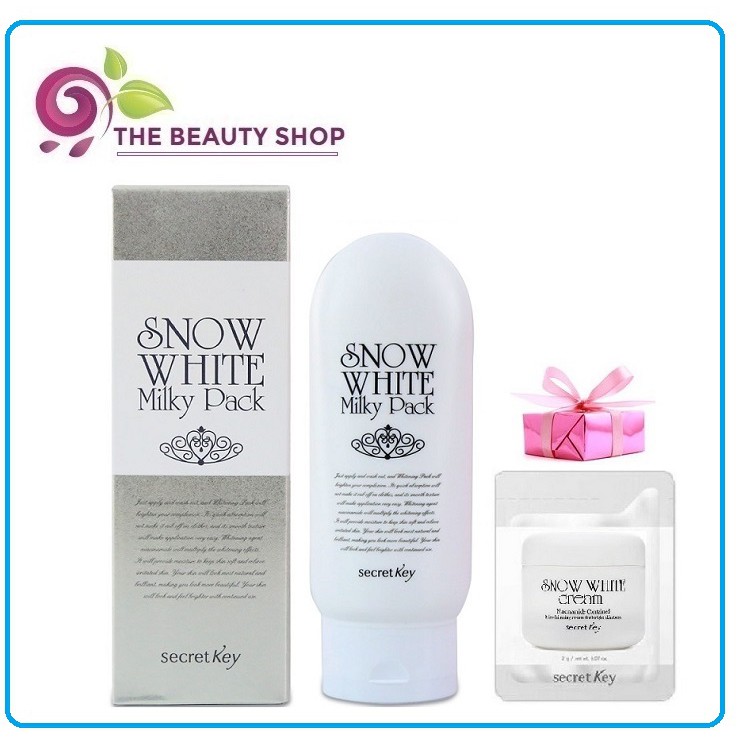 [Tặng sample] Kem dưỡng trắng body SECRET KEY Snow White Milky Pack 200g