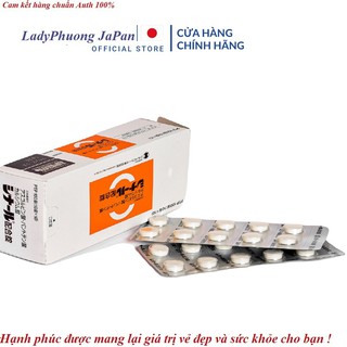 Viên uống Vitamin C trắng da, mờ thâm nám Cinal C 100 viên Nhật Bản