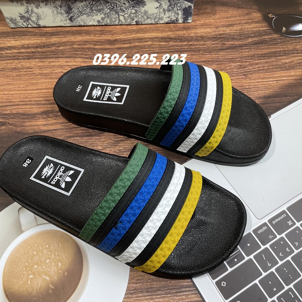 Dép Quai Ngang  ❤️FREESHIP❤️ Dép đôi 3 màu cho nam và nữ đế cao su êm chân thời trang
