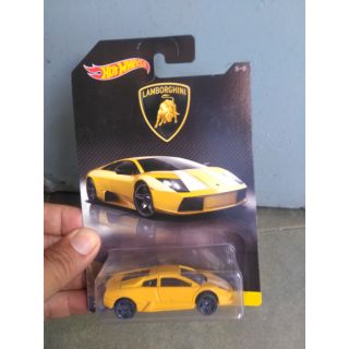 Xe Hotwheels Lamborghini Murcielago yellow color