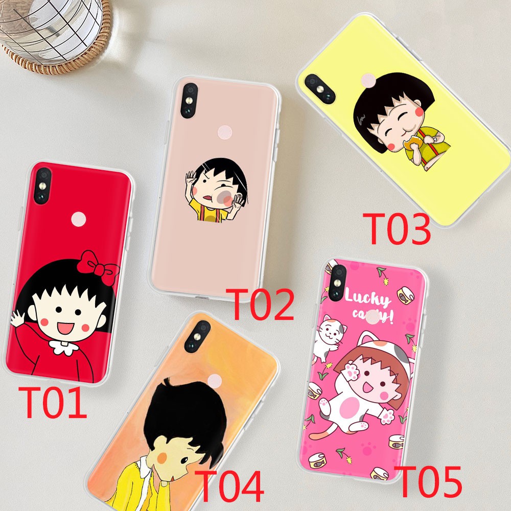 Ốp Điện Thoại Mềm Trong Suốt Hình Chibi Maruko Cho Motorola Moto G4 G5 G5S G6 Play Plus Gt65