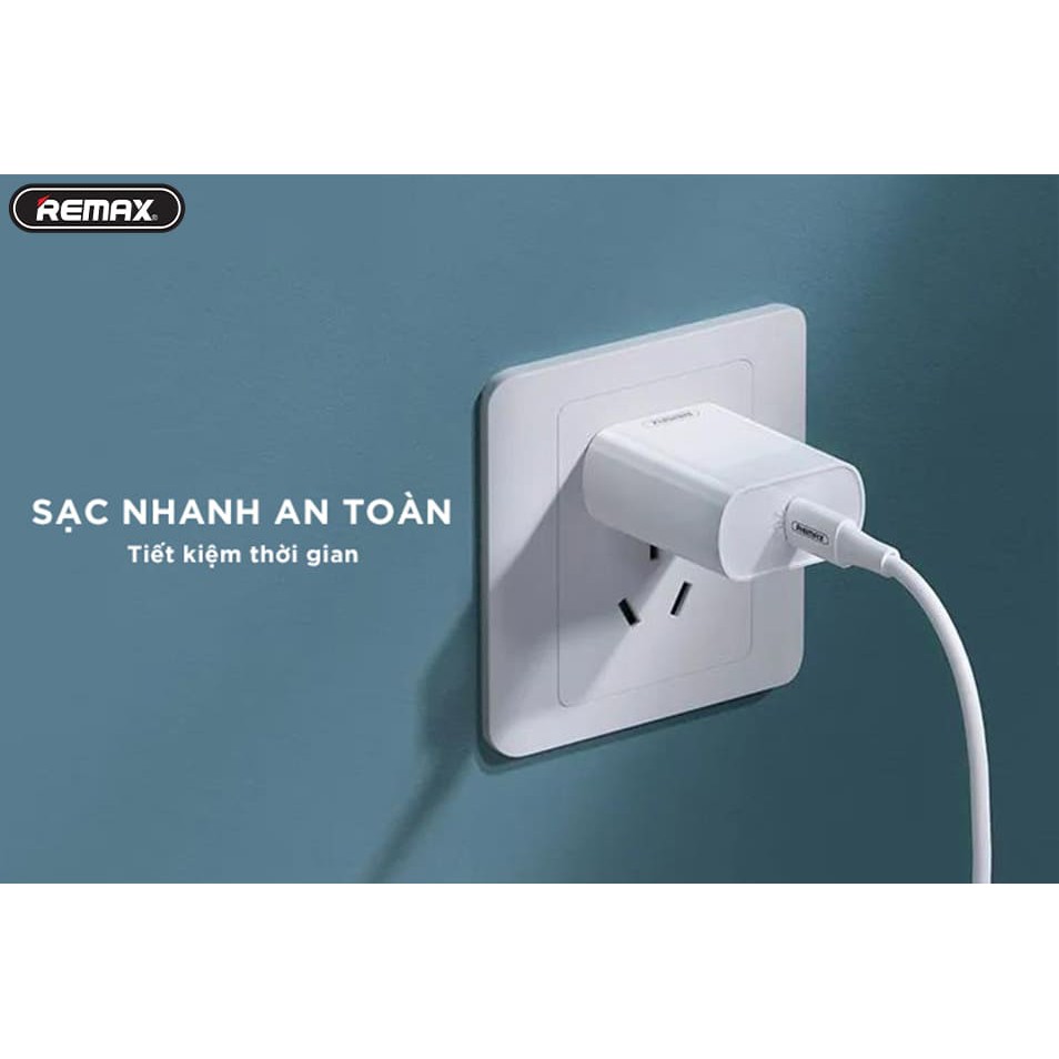 Củ sạc nhanh 20W Remax RPU70 - white