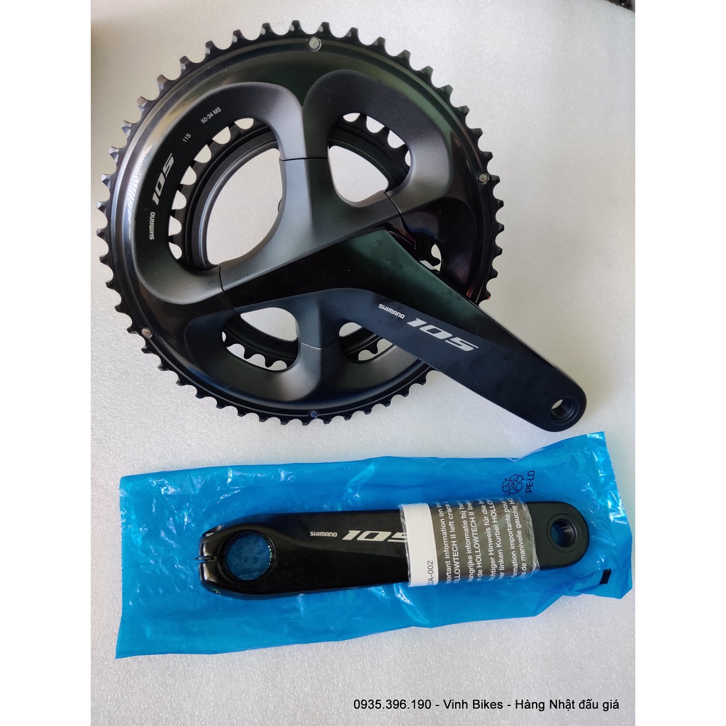 Giò Shimano 105 R7000 170 50-34 mới,  sản xuất Nhật Bản