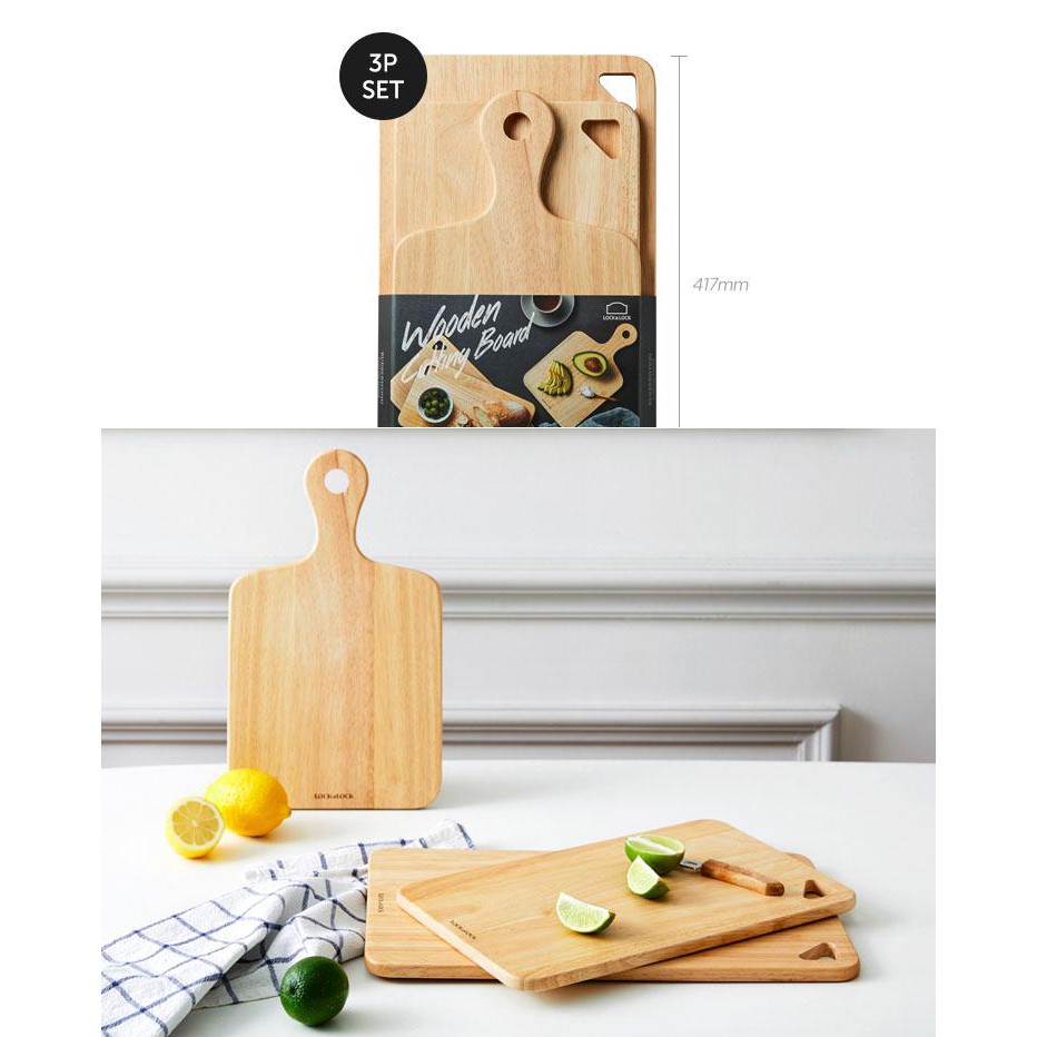 Thớt Lock&Lock - Thớt gỗ cao cấp - AZ home Kitchen