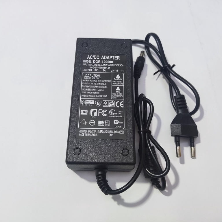Bộ nguồn nhựa adapter 12V (DC) (Đen)