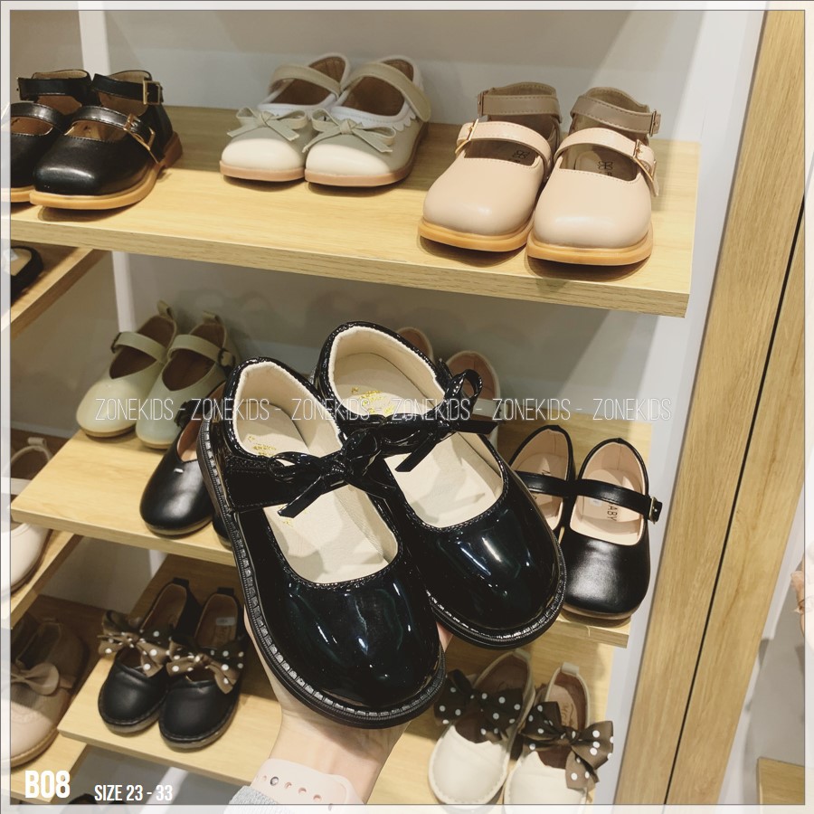 Giày búp bê da bóng cho bé gái Zonekids - B08