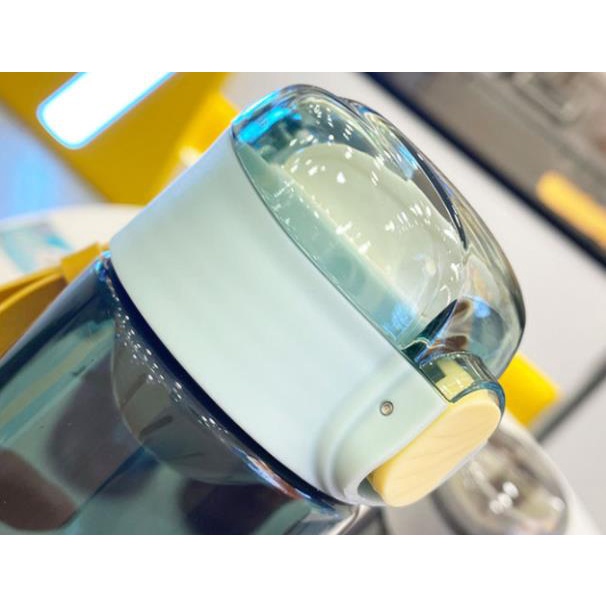 Bình Nước Thể Thao 350ml 550ml Nút Nhấn Nắp Bật Tự Động