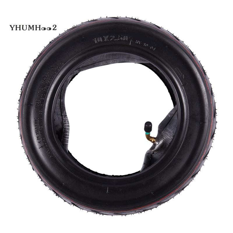 10X2.5 Front/Rear Scooter Tire Wheel Solid with Inner Tube Replacement for 10 Inch Electric Scooter Skateboard Diy Replacement Spare Tire