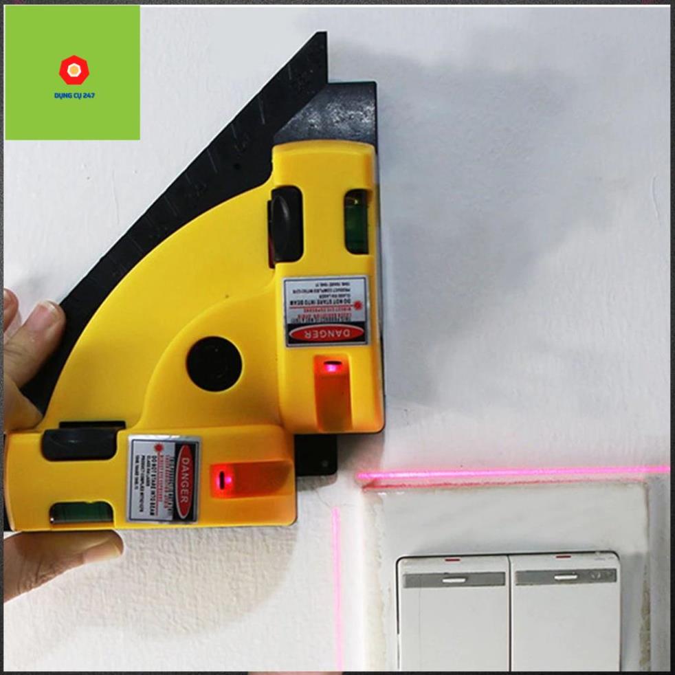 Thước đo eke nivo laser ke góc vuông đa năng , Thước Máy đo góc vuông laze 90 độ