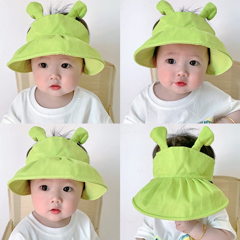 Nón Tai Bèo Chống Nắng Vành Rộng Thời Trang Mùa Hè Cho Bé 1-3 Tuổi