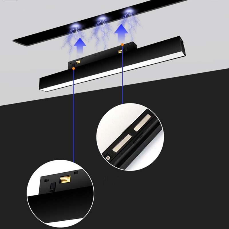 ĐÈN LED RAY NAM CHÂM 48V TIÊU ĐIỂM 6W 12W 18W