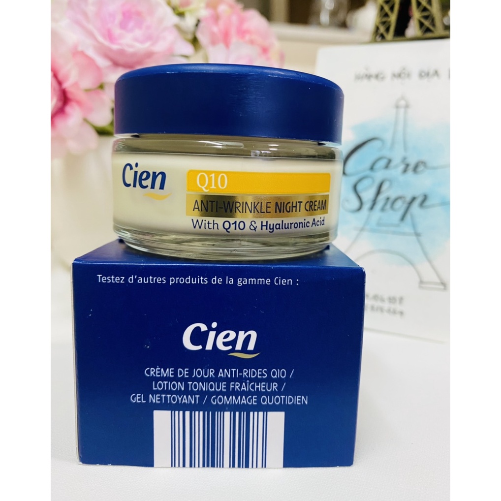 Kem dưỡng ngày đêm CIEN Q10 50ml bản Pháp - dưỡng ẩm, chống nhăn, chống lão hóa