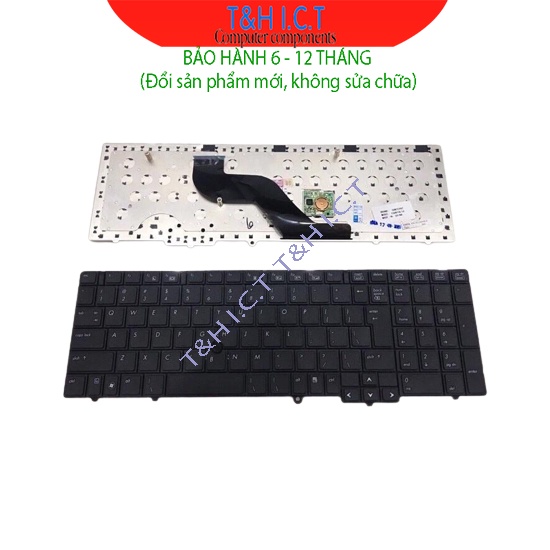 Bàn phím laptop HP EliteBook 8540p 8540w – 8540 - Zin  - BH 6-12T