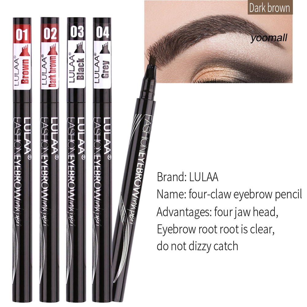 [Hàng mới về] Kẻ Chân Mày Lulaa Chống Thấm Nước Trang Điểm Tự Nhiên Lâu Trôi Chất Lượng Cao