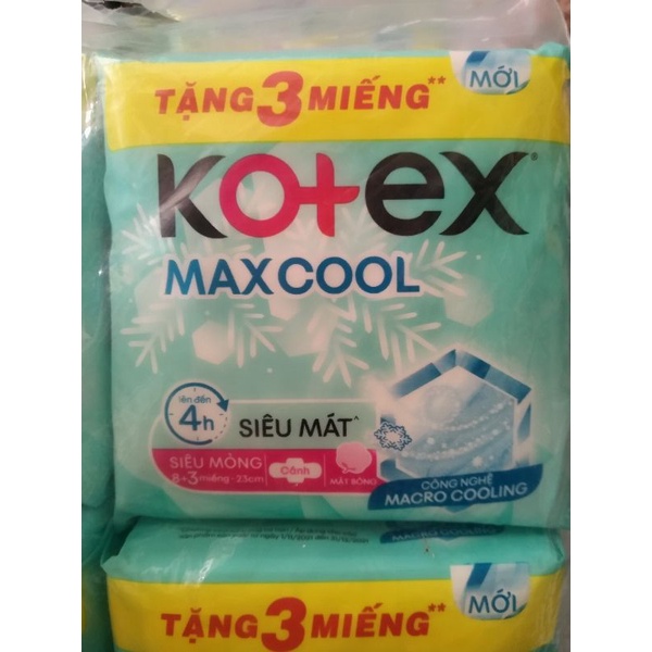 Băng vệ sinh Kotex ban ngày, ban đêm