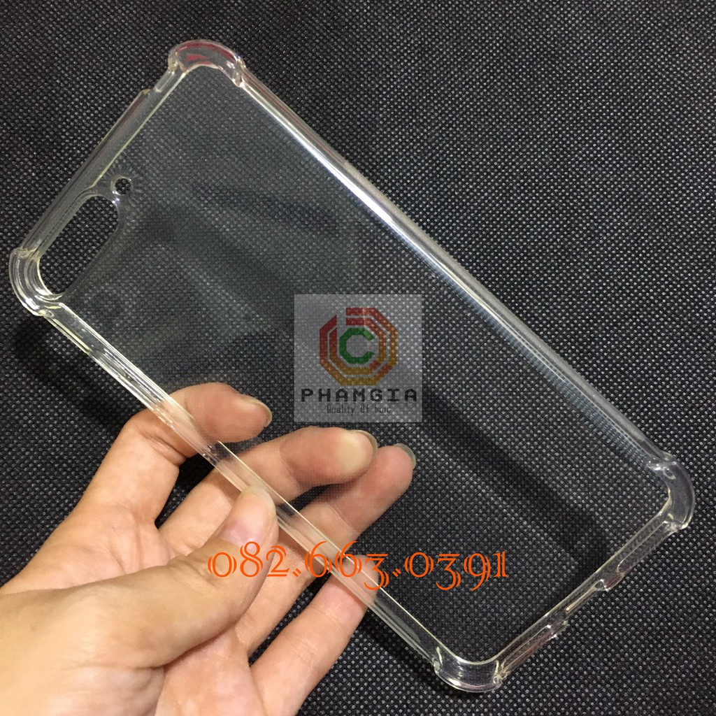 Ốp lưng Huawei Y6 2018 chống sốc dẻo trong suốt siêu bền