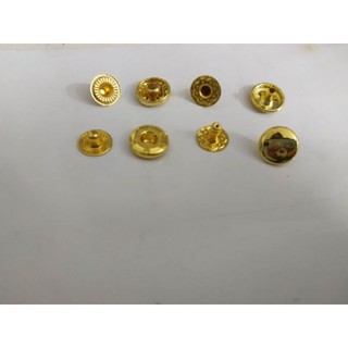 Cúc bấm ( gói 10 bộ) bằng đồng mạ vàng