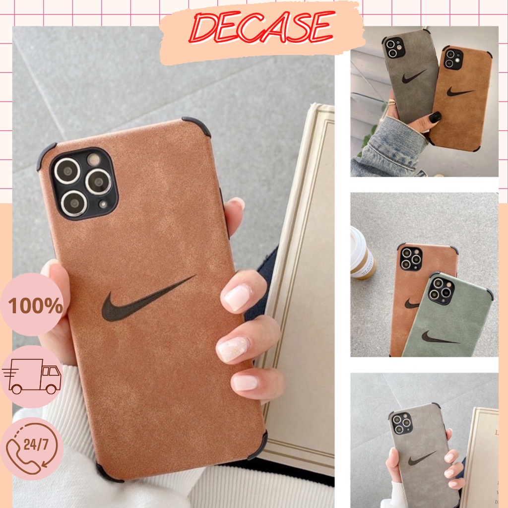 Ốp lưng iphone da ✨DECASE's ✨ N.IKE thời trang 6/6plus/6splus/7/7plus/8/8plus/x/xs/11/12/13/pro/max/plus/promax