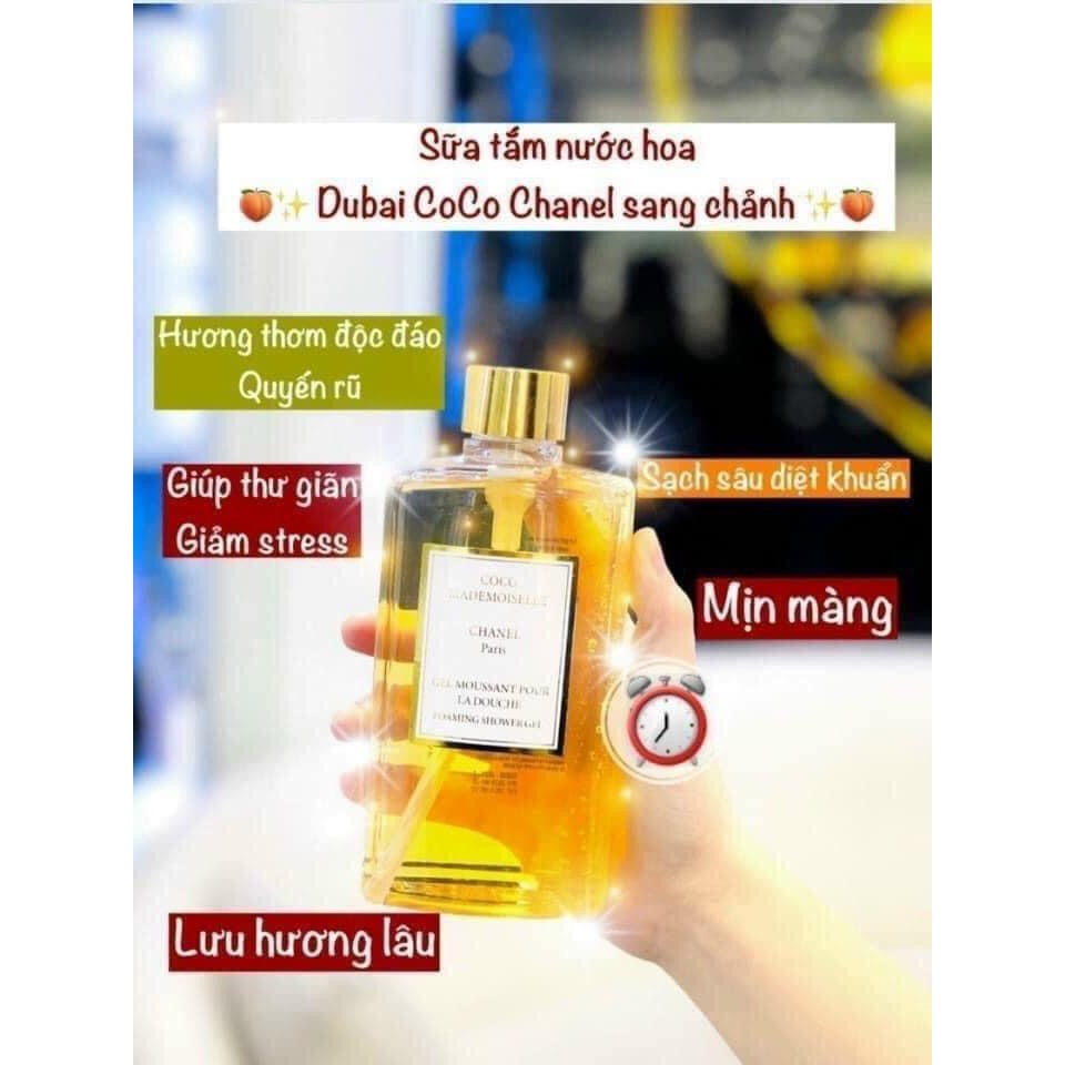 [Thơm Nức Mũi] Sữa Tắm Chanel Coco Mademoiselle Hương Nước Hoa đến từ Dubai 400ml