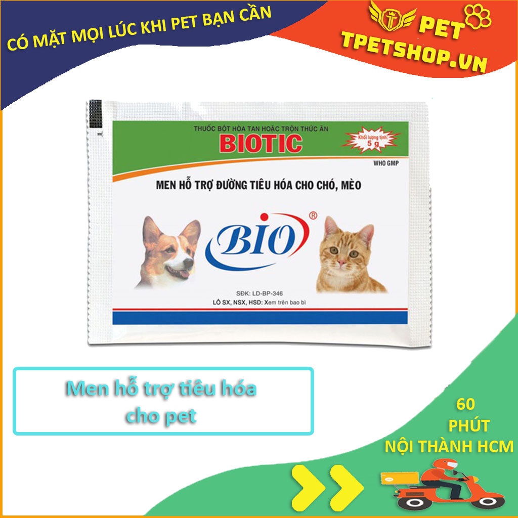 Men Tiêu Hóa Biotic Cho Chó Mèo