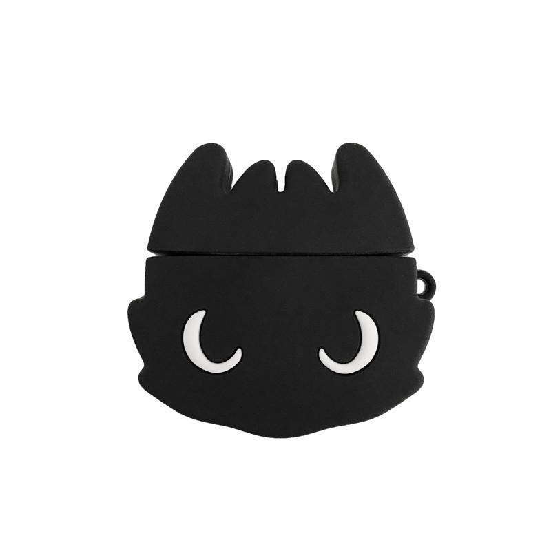 Apple AirPods case Night fury toothless cartoon cute toothless silicone Shockproof bluetooth Earphone Airpods 1 2 Protective Cover Waterproof How to Train Your Dragon