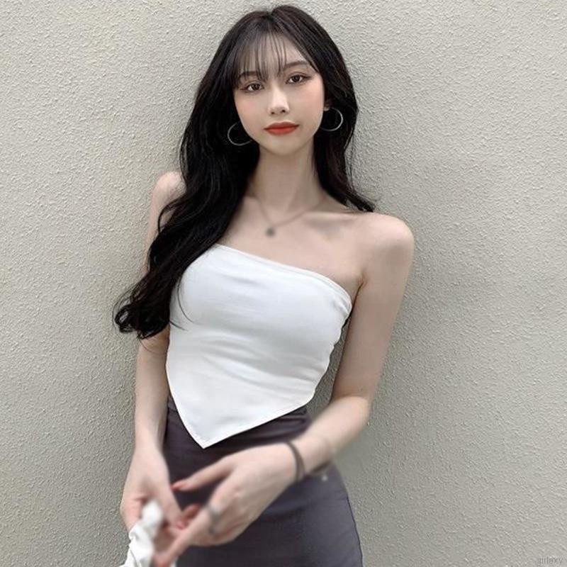 Áo croptop màu sắc ngọt ngào thời trang mùa hè cho nữ