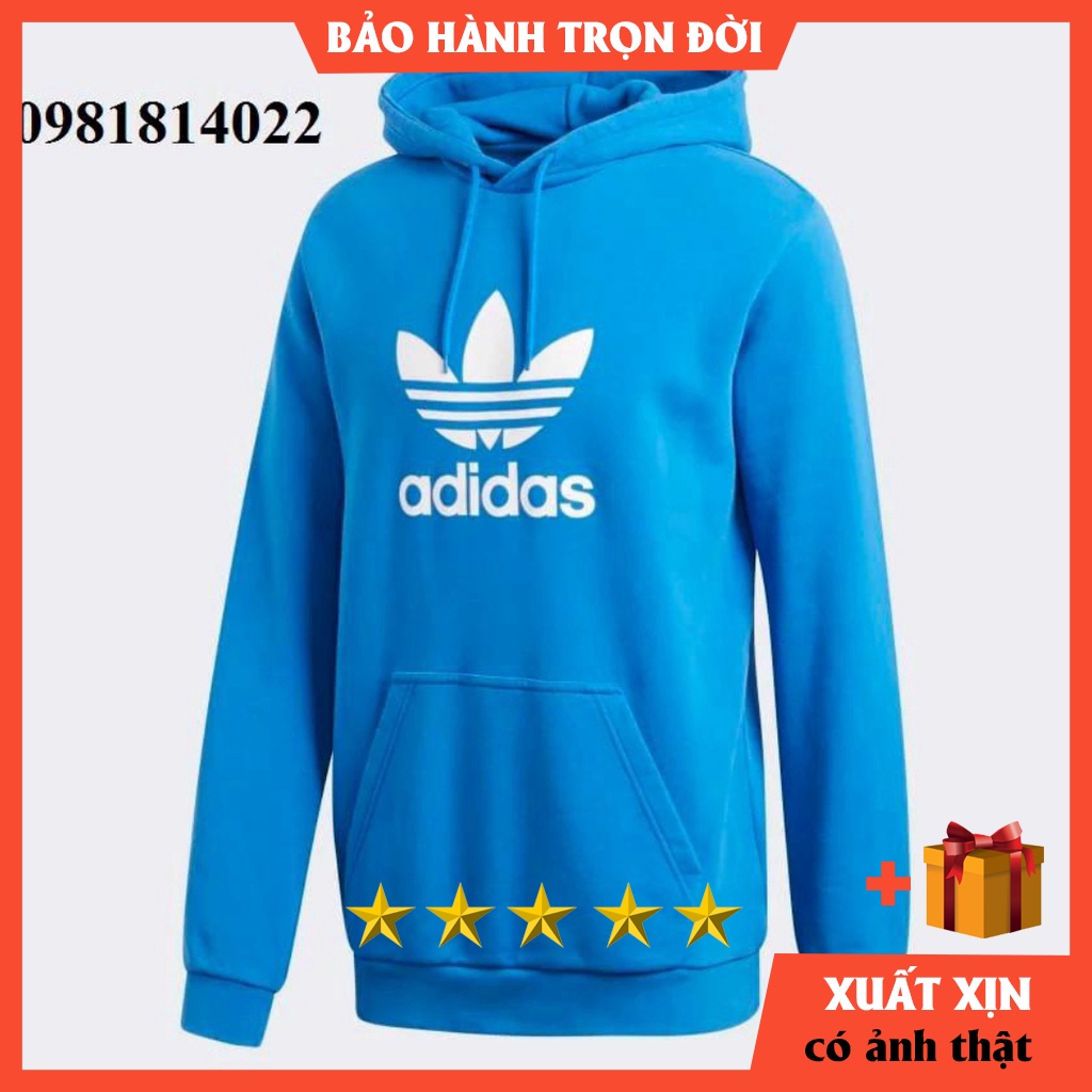 Áo Hoodie tay dài  3 lá cao cấp BẢO HÀNH TRỌN ĐỜI