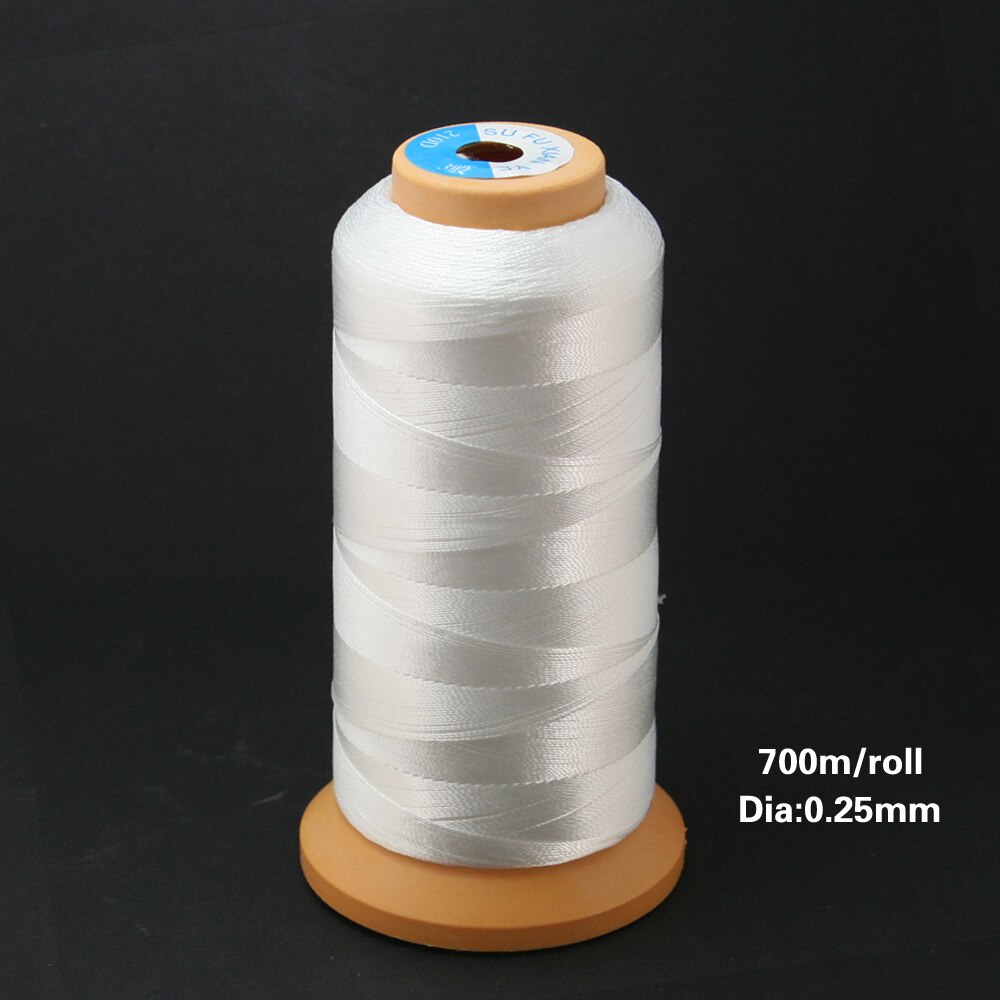 Cuộn dây xỏ Beadia chất liệu nylon nhiều màu tùy chọn dùng làm đồ trang sức thủ công DIY thời trang
