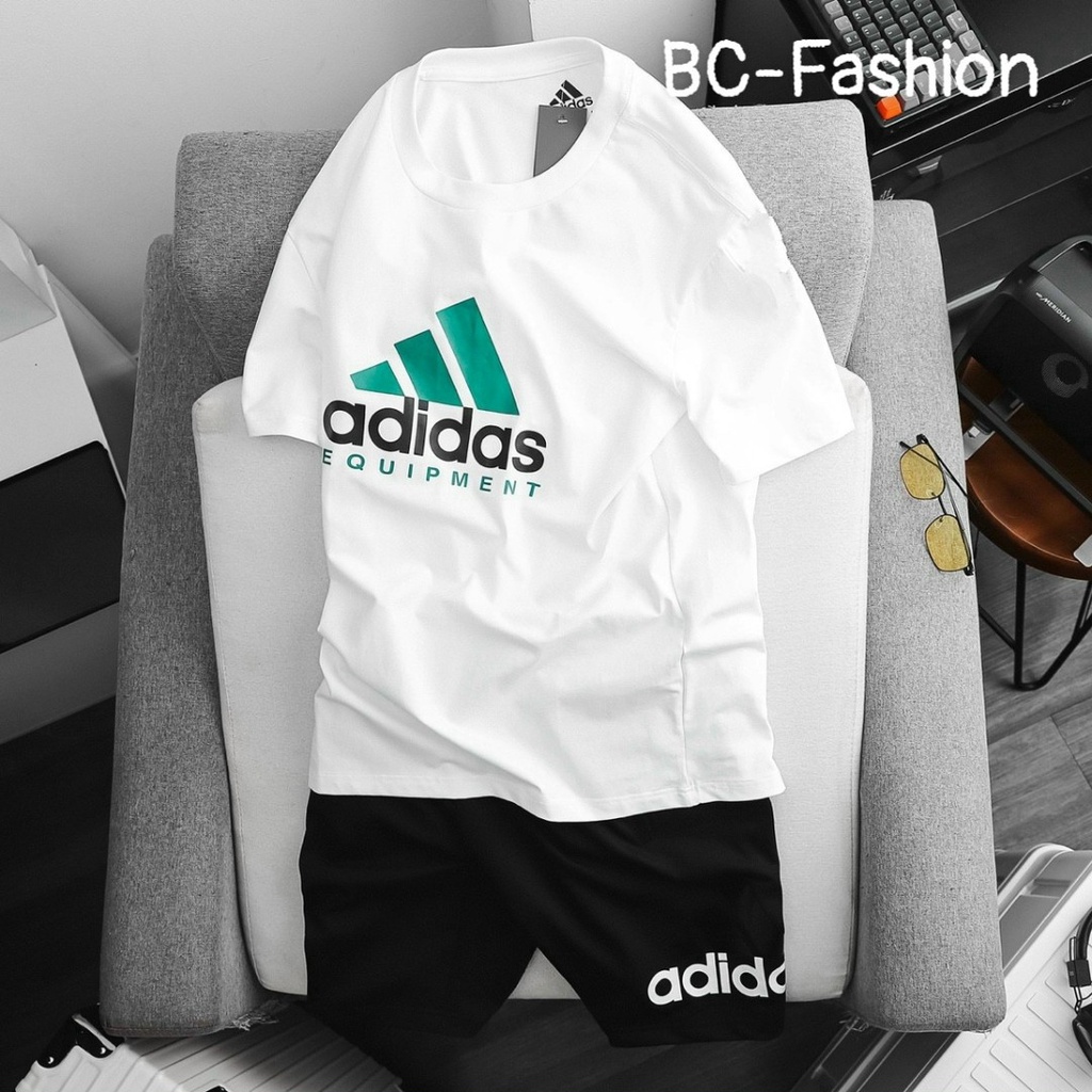 Bộ quần áo bé trai Adidas túi chéo 100% cotton (có cỡ đại cồ đến 60kg)