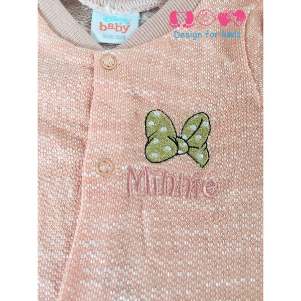 Sleepsuit vải len xuất dư Disney Baby cho bé gái