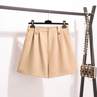 quần short big size ống suông xếp li phối thun size 60-90kg