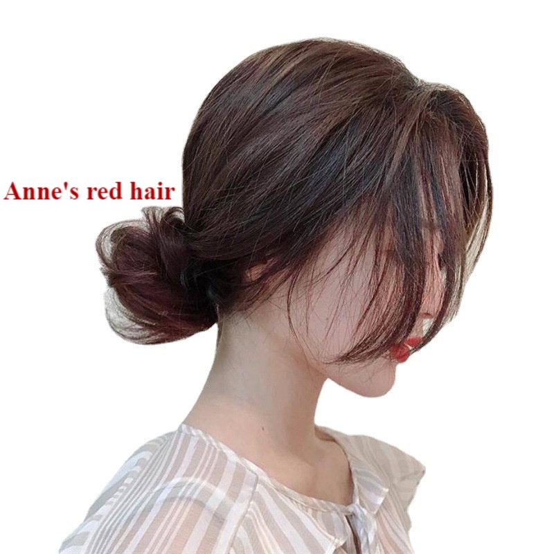 Búi tóc giả cuộn tròn có khóa cài tiện dụng cho nữ