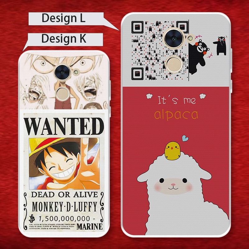 Ốp lưng poster One Piece cho điện thoại Huawei Nova 2i 3i 2 4 Y3 Y5 Y6 Y7 Y9 GR3 GR5 Prime Lite 2017 2018 2019