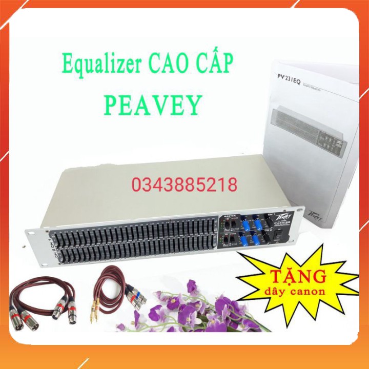 LỌC XÌ PEAVEY 231EQ tặng 1 đôi dây canon chất lượng tuyệt vời