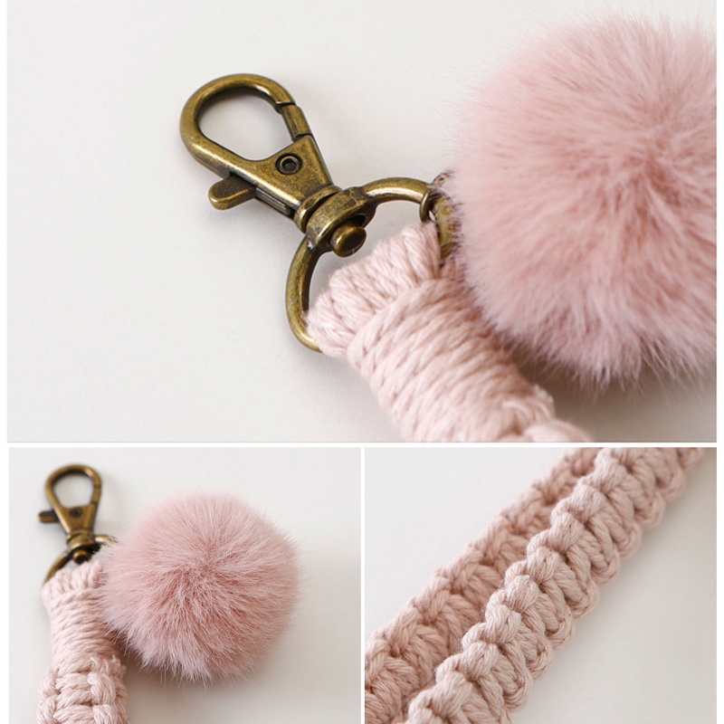 Móc Khóa Handmade Mojito Macrame Phong Cách Đồng Quê
