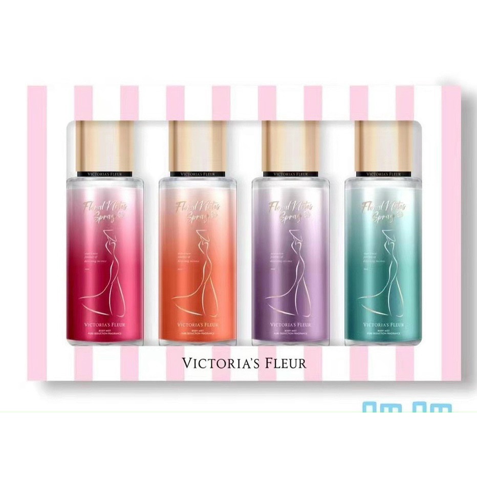 Hộp 4 chai xịt nước hoa Vic cô gái