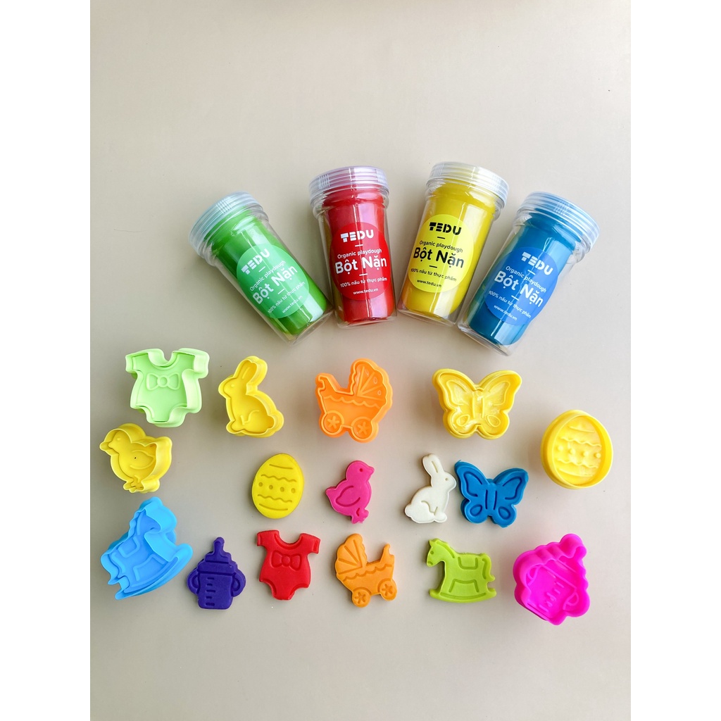 Combo bột nặn đất nặn Tedu quà tặng 199-12