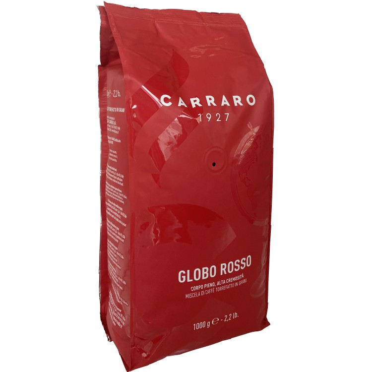 Cà phê hạt Carraro Globo Rosso 1kg - Cà phê đăng cấp 100 năm từ Ý