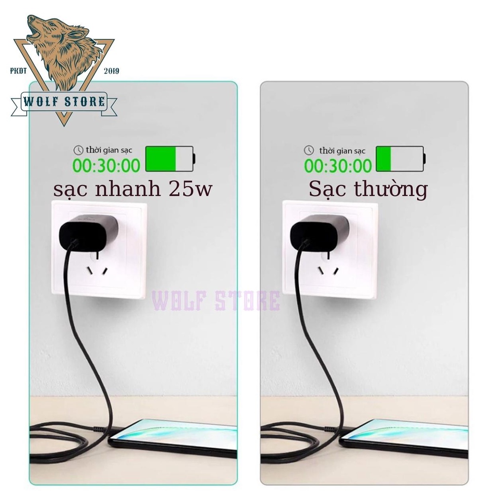 Sạc nhanh Samsung 25w hàng chính hãng chân type C , cam kết hàng chuẩn sạc nhanh không nóng máy không loạn cảm ứng