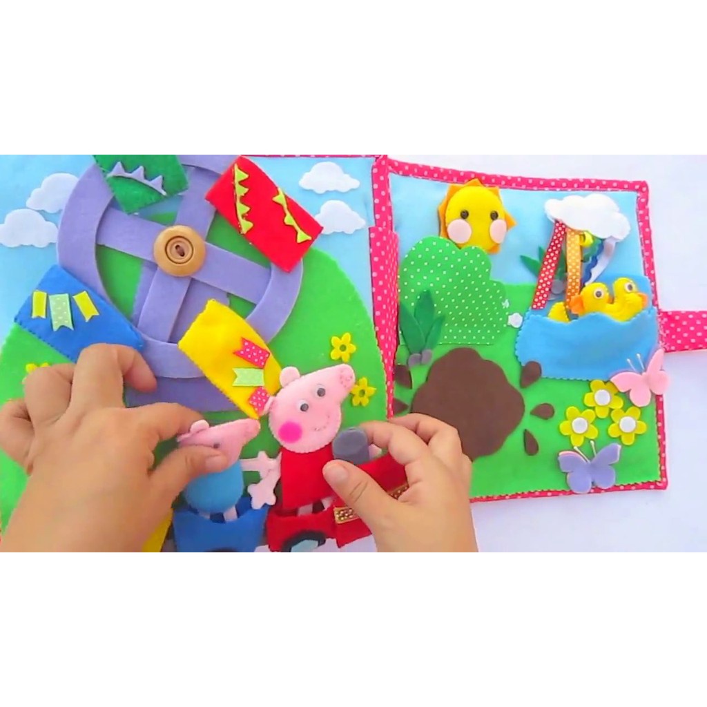 Vải nỉ handmade combo 30 tấm 10cm x 10cm vải nỉ cứng 60 màu khác nhau dùng làm sản phẩm thủ công Pinky Shop mã VNC107