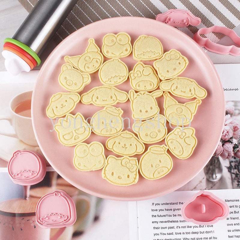 Khuôn Nhấn Bánh Quy Hình Kuromi Sanrio 3D Dễ Thương